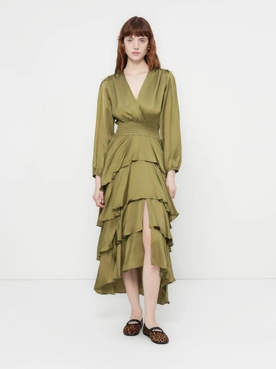 Foto van product Maxi-jurk Maje kaki
