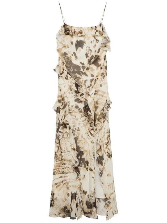Foto van product Maxi-jurk Mango crème