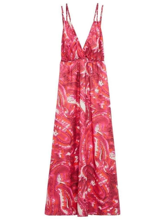 Foto van product Maxi-jurk Mango donkerroze