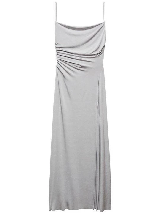 Foto van product Maxi-jurk Mango lichtgrijs