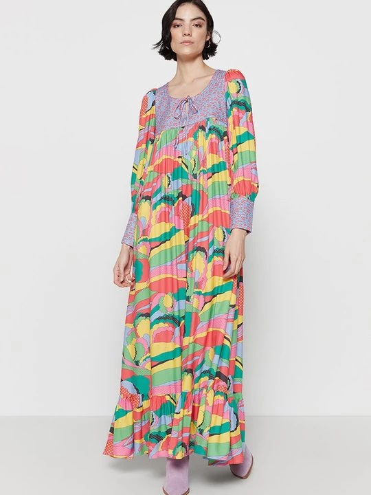Foto van product Maxi-jurk Manoush blauw