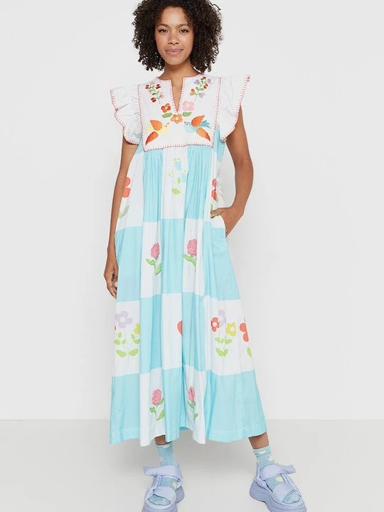 Foto van product Maxi-jurk Manoush blauw
