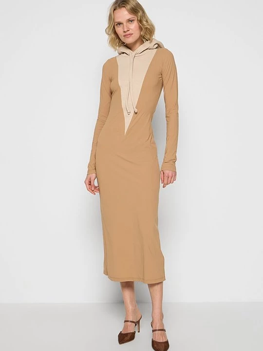 Foto van product Maxi-jurk MM6 Maison Margiela camel