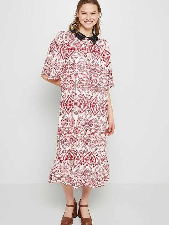 Foto van product Maxi-jurk MUNTHE rood