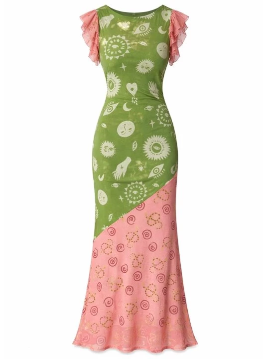 Foto van product Maxi-jurk Never Fully Dressed groen