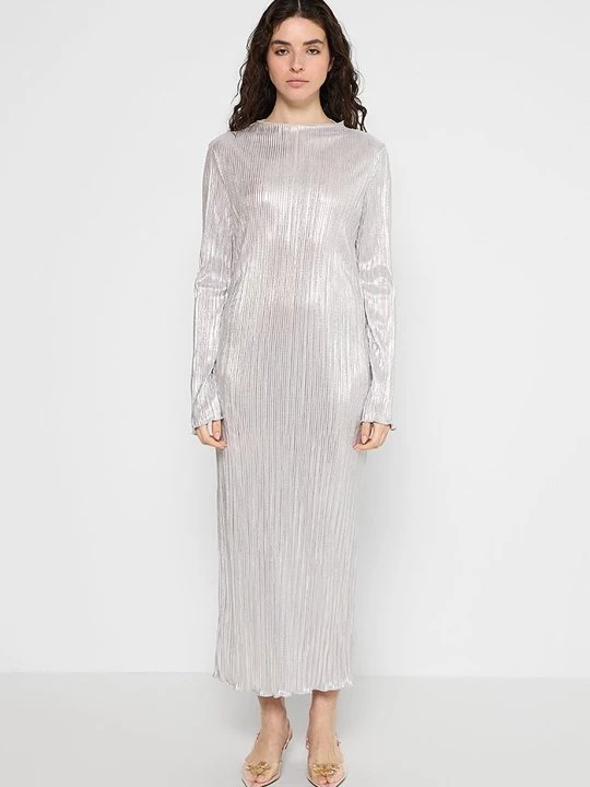 Foto van product Maxi-jurk Never Fully Dressed zilverkleurig