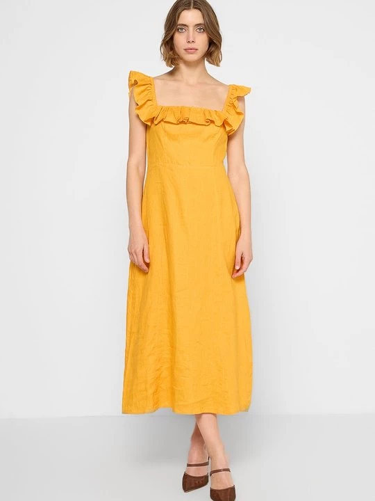 Foto van product Maxi-jurk & Other Stories geel