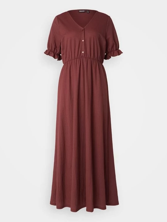 Foto van product Maxi-jurk Pieces bruin