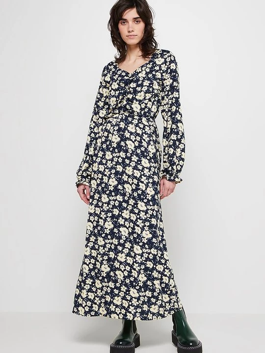 Foto van product Maxi-jurk Pieces donkerblauw