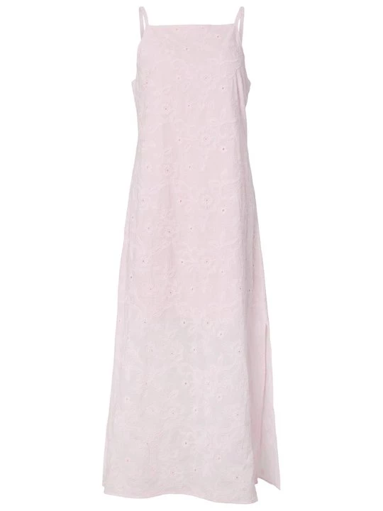Foto van product Maxi-jurk Pieces donkerroze