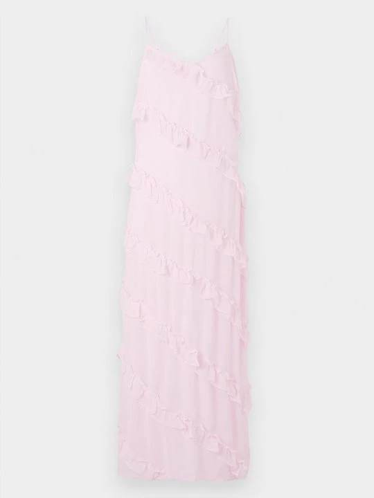 Foto van product Maxi-jurk Pieces roze