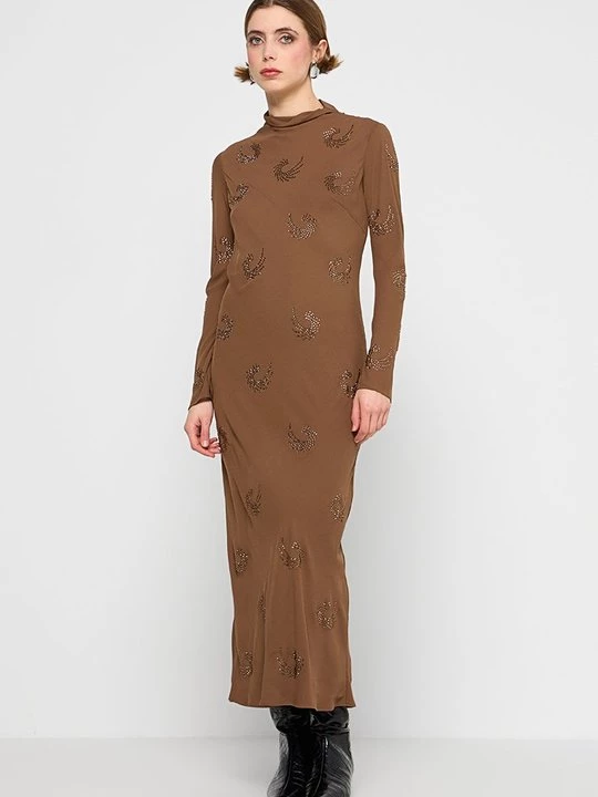 Foto van product Maxi-jurk Pinko bruin