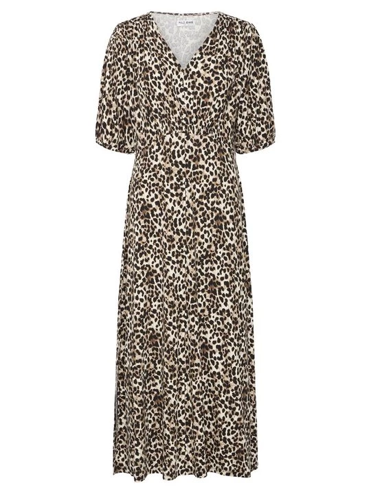 Foto van product Maxi-jurk PULZ bruin