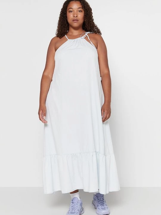 Foto van product Maxi-jurk Replay lichtblauw