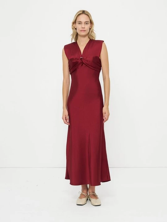 Foto van product Maxi-jurk Sandro bordeauxrood