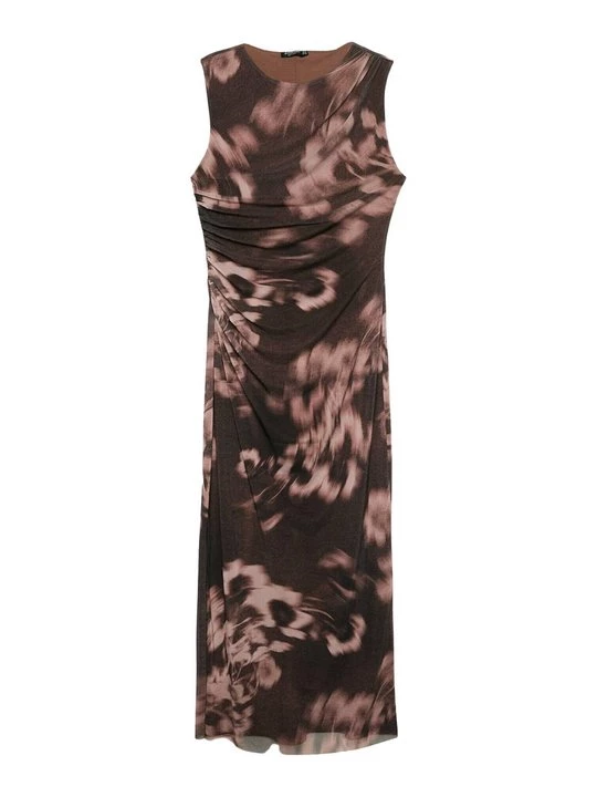 Foto van product Maxi-jurk Stradivarius donkerbruin