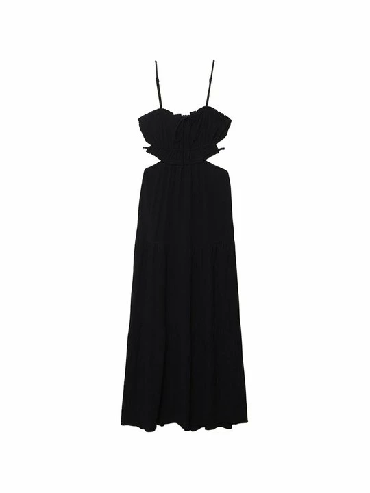 Foto van product Maxi-jurk Stradivarius zwart