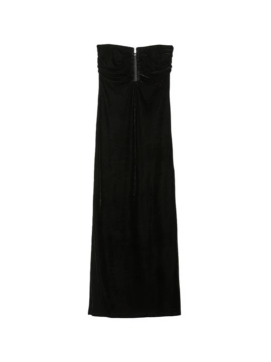 Foto van product Maxi-jurk Stradivarius zwart