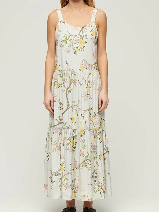 Foto van product Maxi-jurk Superdry lichtgrijs