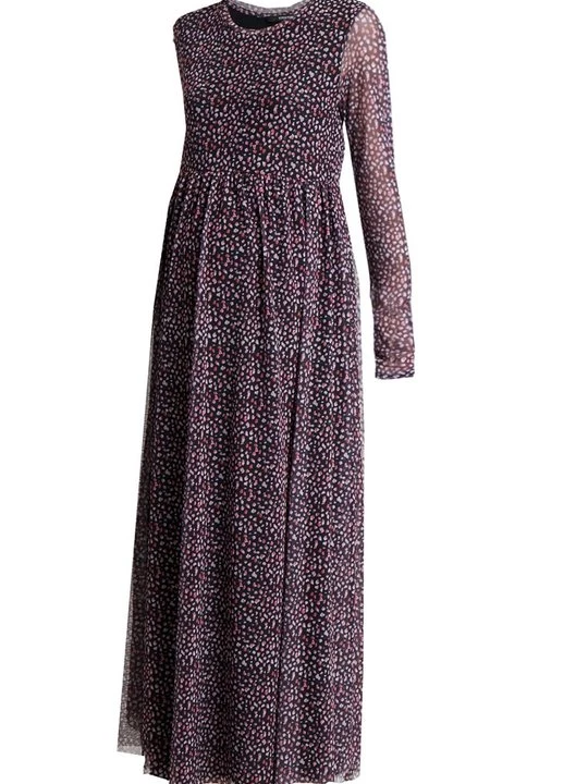 Foto van product Maxi-jurk Supermom donkerrood