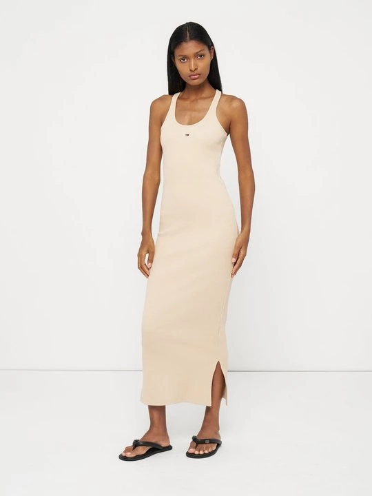 Foto van product Maxi-jurk Tommy Jeans beżowy