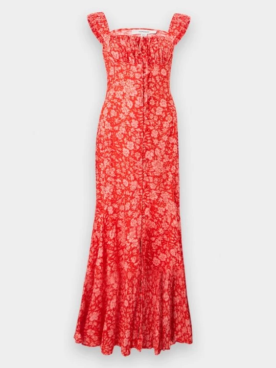 Foto van product Maxi-jurk Topshop donkerrood
