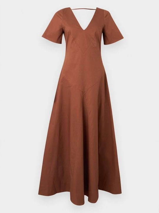 Foto van product Maxi-jurk Topshop donkerrood