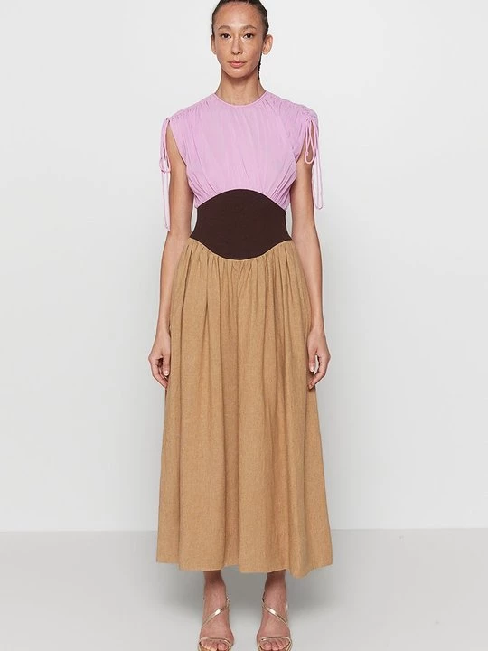 Foto van product Maxi-jurk Tory Burch beżowy
