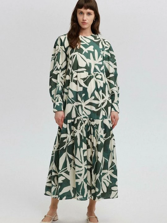 Foto van product Maxi-jurk Touché Privé groen