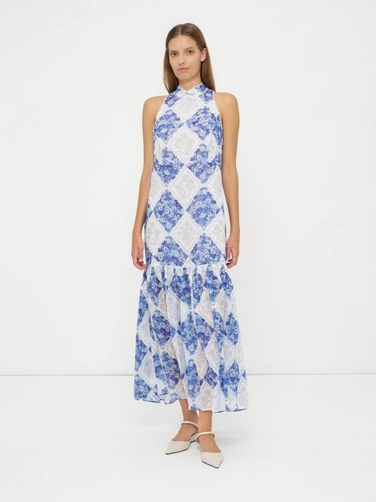 Foto van product Maxi-jurk TWINSET blauw