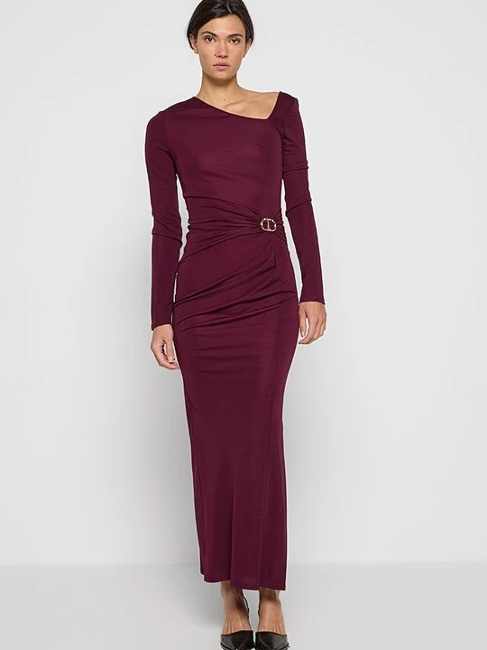 Foto van product Maxi-jurk TWINSET bordeauxrood