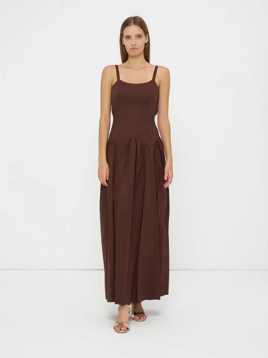 Foto van product Maxi-jurk TWINSET bruin