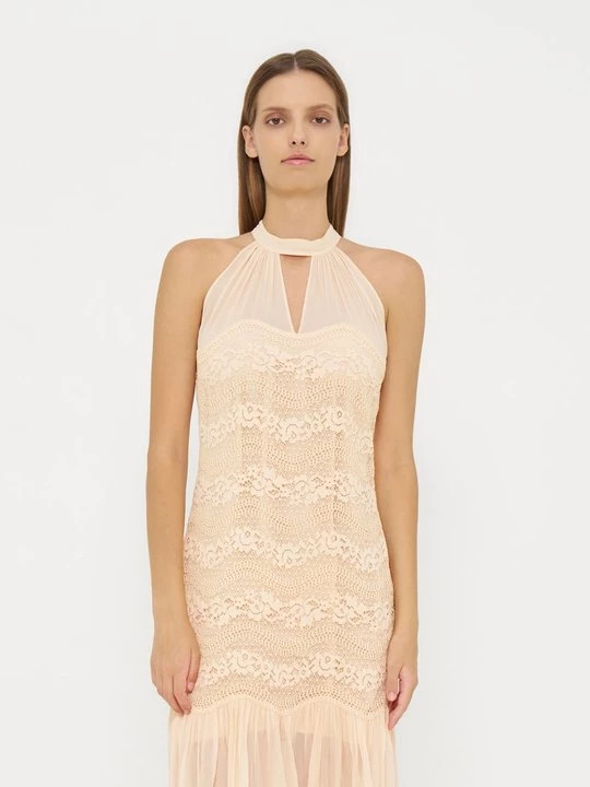 Foto van product Maxi-jurk TWINSET donkerroze