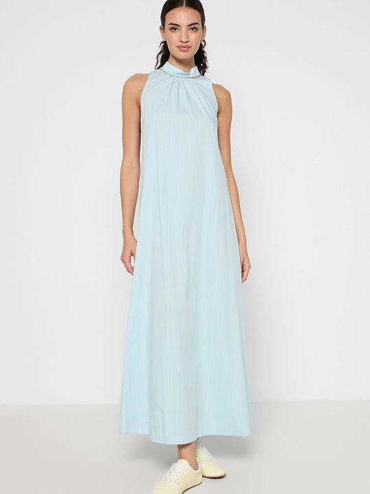 Foto van product Maxi-jurk TWINSET lichtblauw