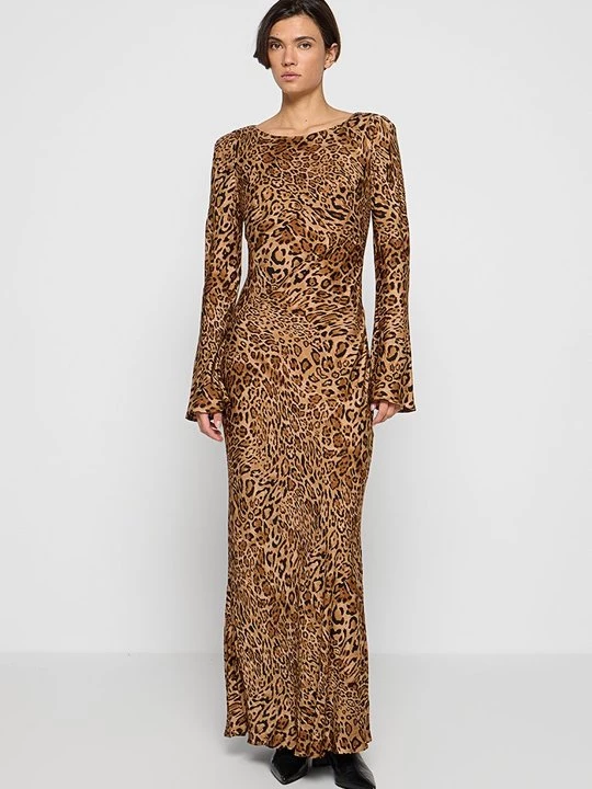 Foto van product Maxi-jurk TWINSET lichtbruin
