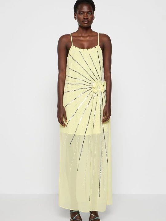 Foto van product Maxi-jurk TWINSET lichtgeel