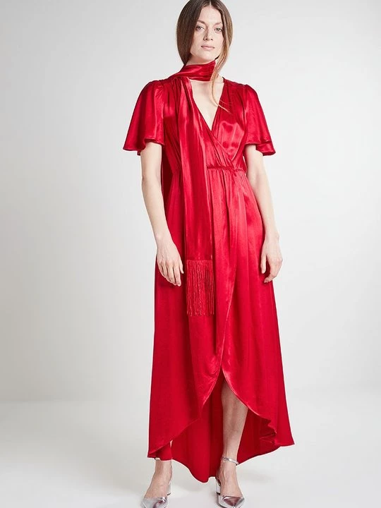 Foto van product Maxi-jurk TWINSET rood