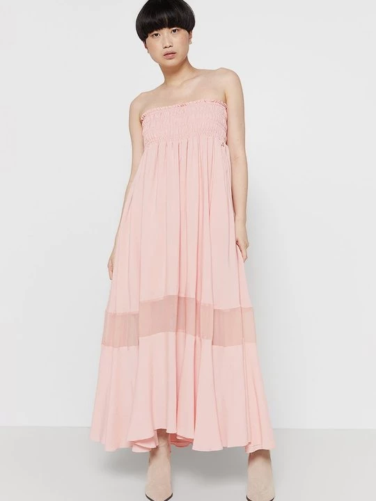 Foto van product Maxi-jurk TWINSET roze
