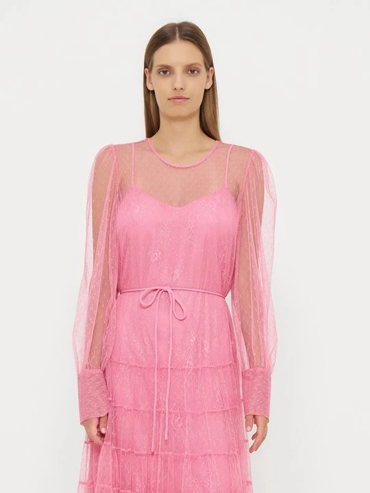 Foto van product Maxi-jurk TWINSET roze
