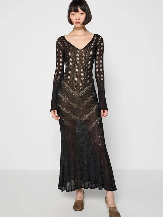 Foto van product Maxi-jurk TWINSET zwart
