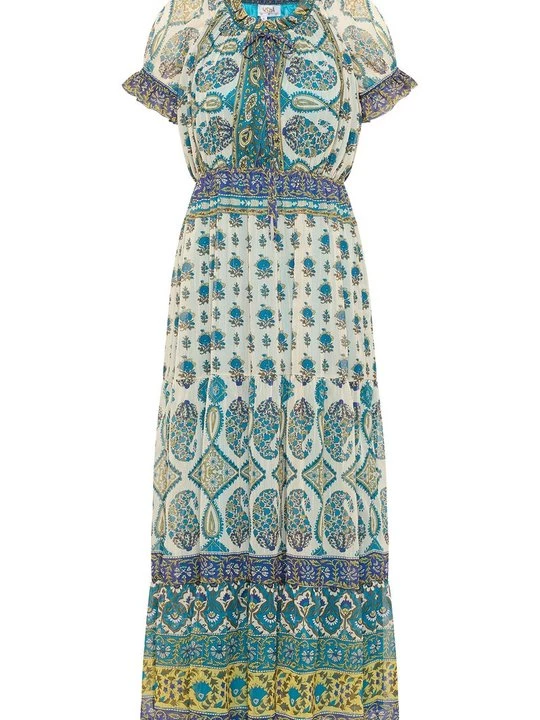Foto van product Maxi-jurk usha blauw