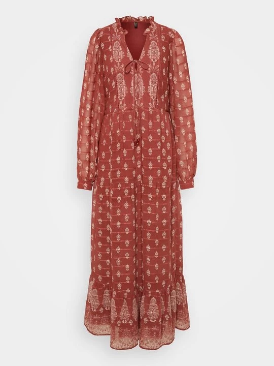 Foto van product Maxi-jurk Vero Moda donkerbruin