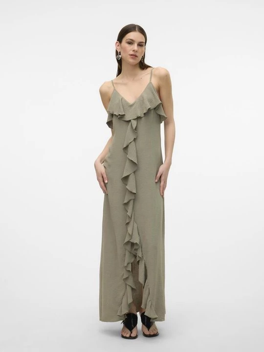 Foto van product Maxi-jurk Vero Moda groen gemêleerd