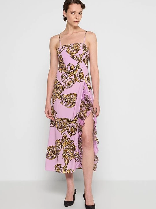 Foto van product Maxi-jurk Versace Jeans Couture donkerroze