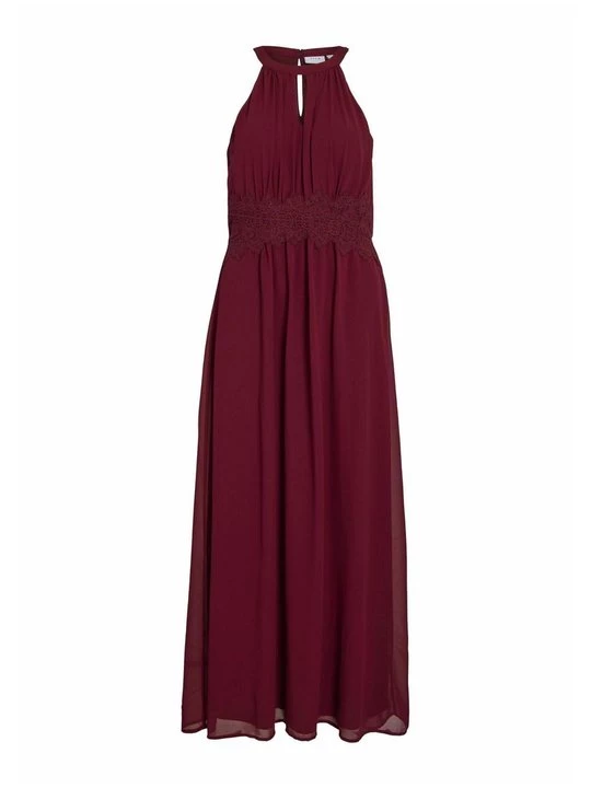 Foto van product Maxi-jurk Vila bordeauxrood