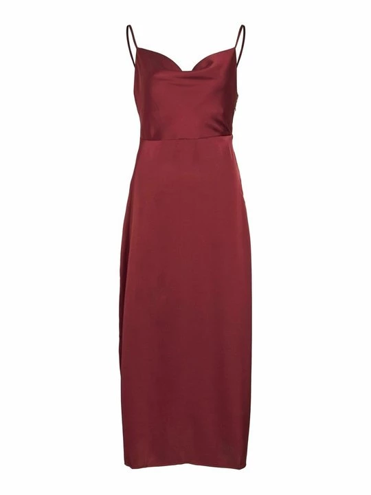 Foto van product Maxi-jurk Vila bordeauxrood
