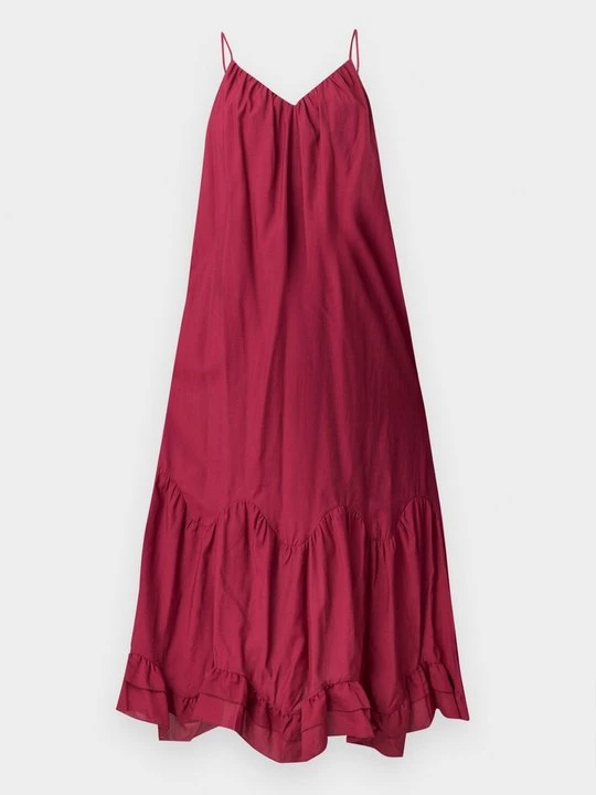 Foto van product Maxi-jurk Y.A.S bordeauxrood