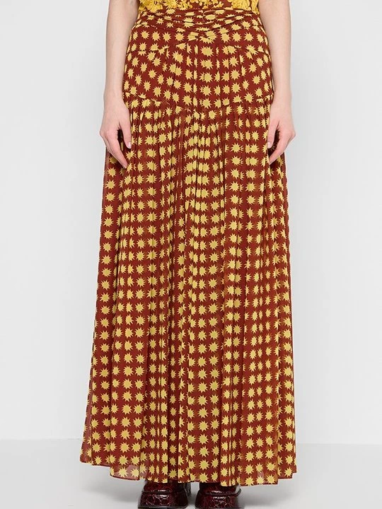 Foto van product Maxirok Diane Von Furstenberg cognac