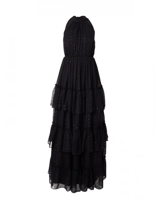 Foto van product Maya Deluxe Zomerjurk zwart