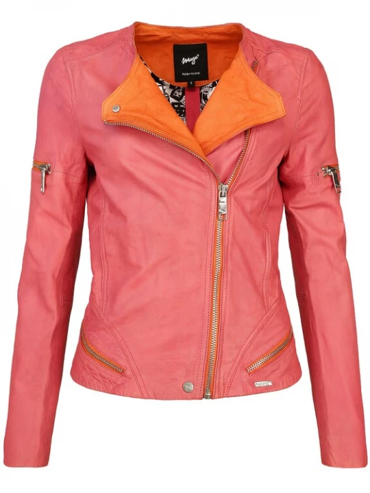 Foto van product Maze Tussenjas 'Diamond' oranje / pink